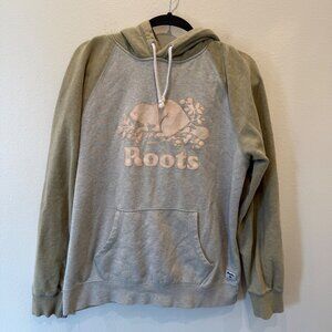 Roots Green and Gray Hoodie